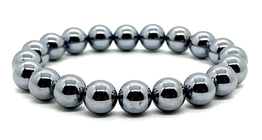Enhance Clarity & Energy Flow: Terahertz Stretch Bracelet (10mm Beads) - Amplify Your Potential