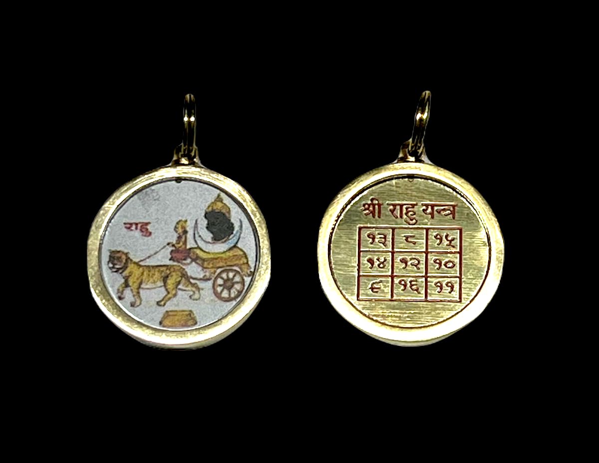 Rahu Yantra Pendant | Planetary Protection & Success | TEJAS & VARNIKA