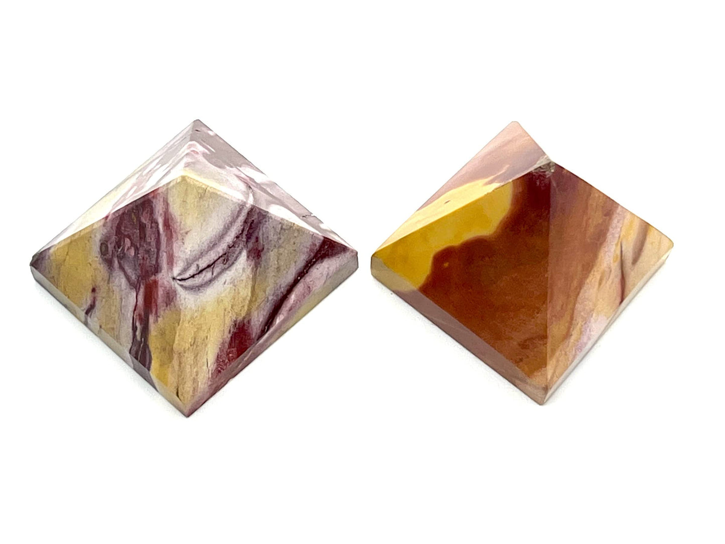 Mookaite Crystal Pyramid | 2-Inch Stability & Vitality Stone | TATTVA Collection