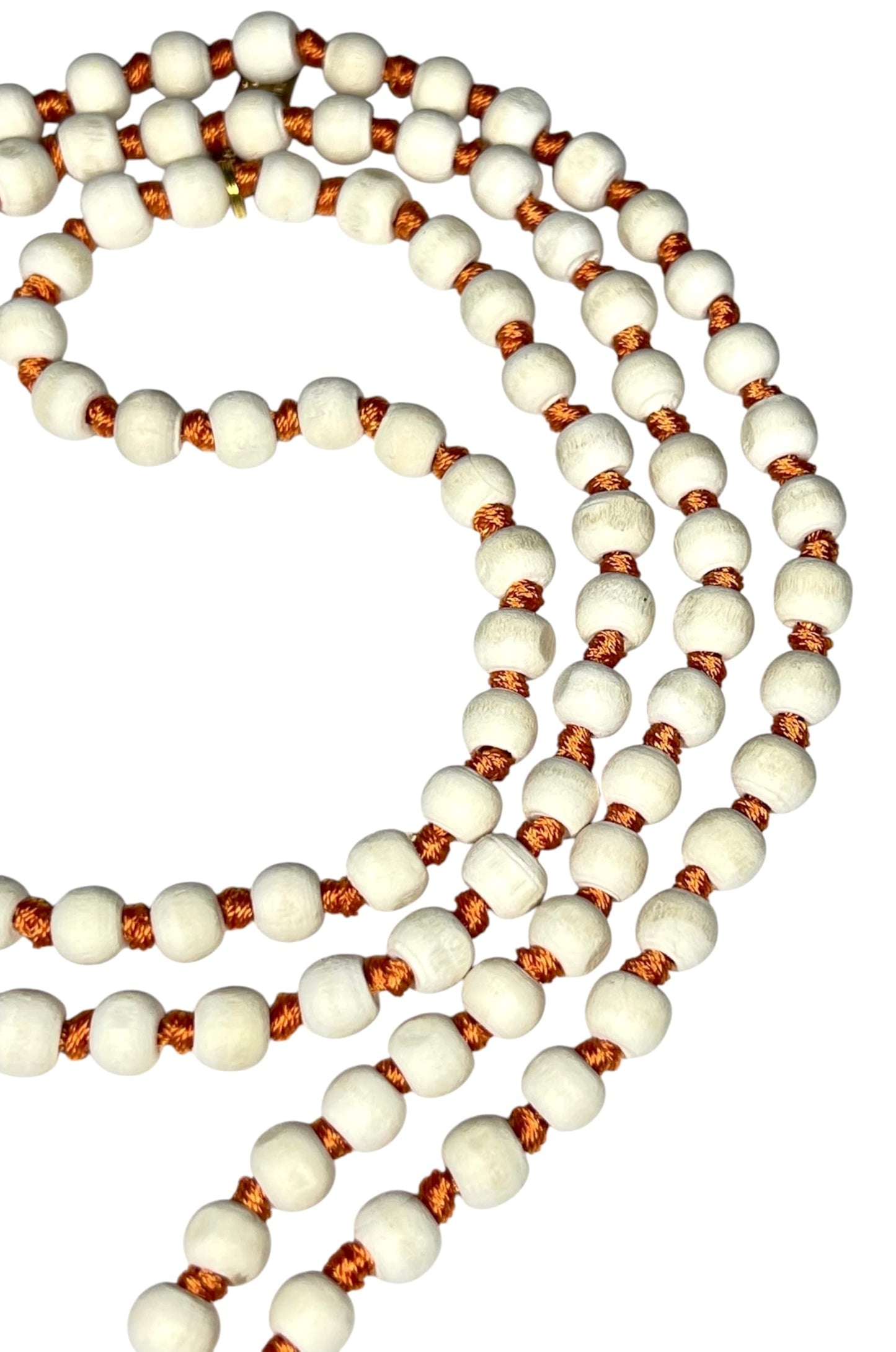 Hand-Knotted Tulsi Mala Beads Necklace – Natural & Ethically Sourced - 8mm 108 Beads – 7 Chakra Colors – Chakra Balancing & All Zodiac Birthstones – Spiritual Jewelry