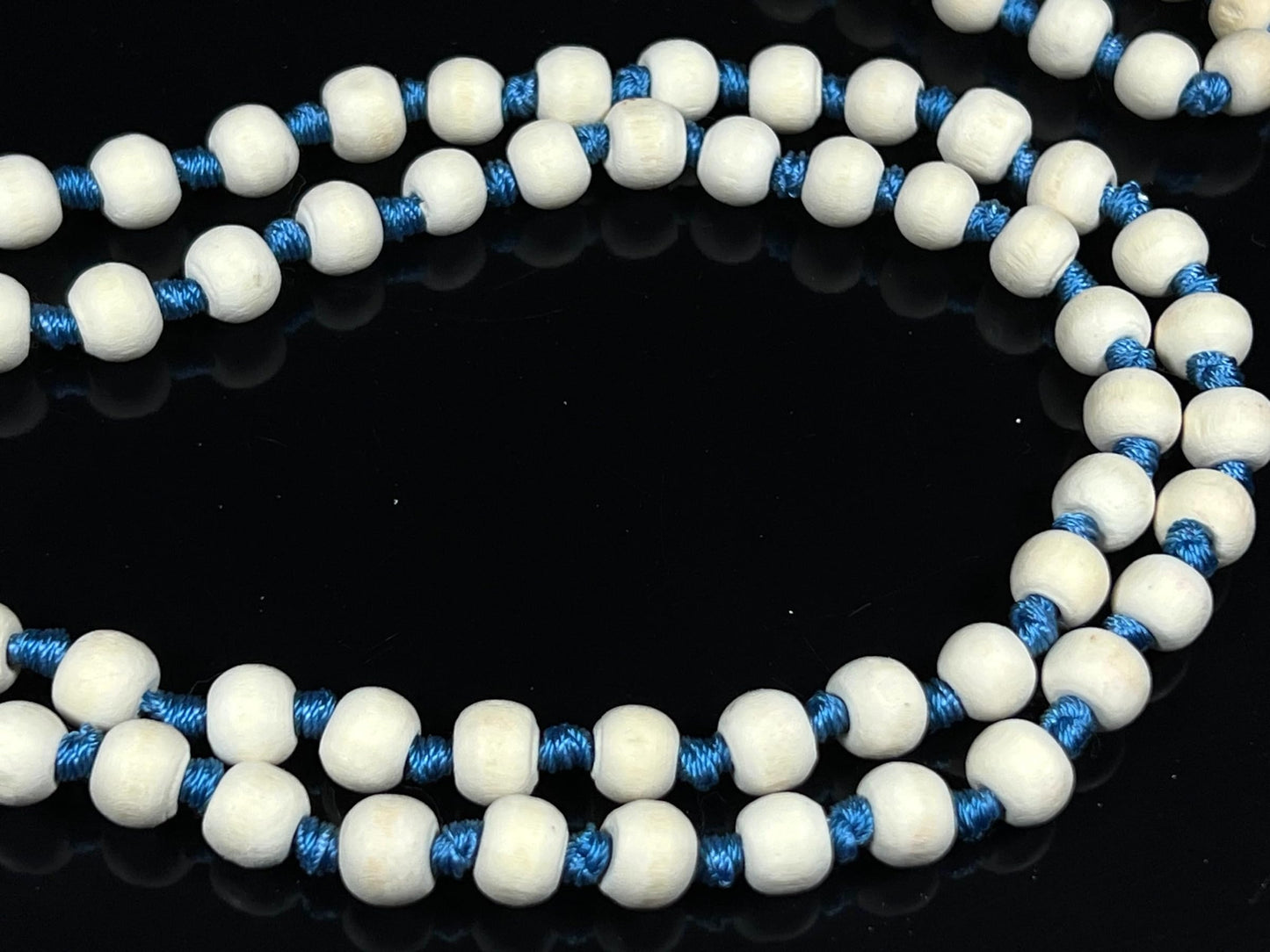 Hand-Knotted Tulsi Mala Beads Necklace – Natural & Ethically Sourced - 8mm 108 Beads – 7 Chakra Colors – Chakra Balancing & All Zodiac Birthstones – Spiritual Jewelry