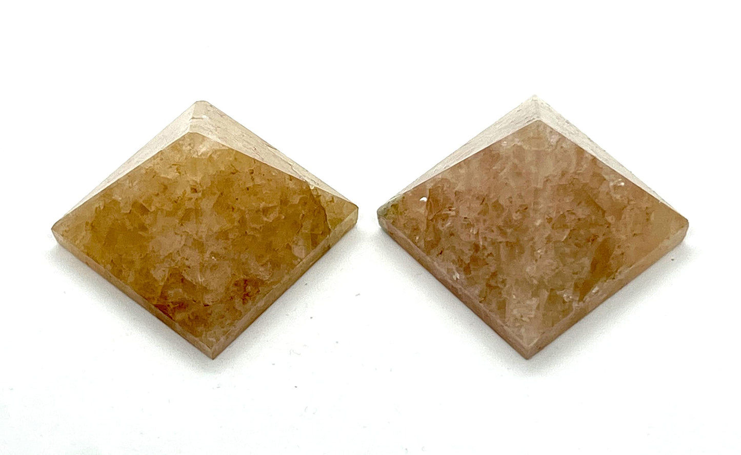 Yellow Quartz Crystal Pyramid | 2-Inch Radiance Stone | TATTVA Collection