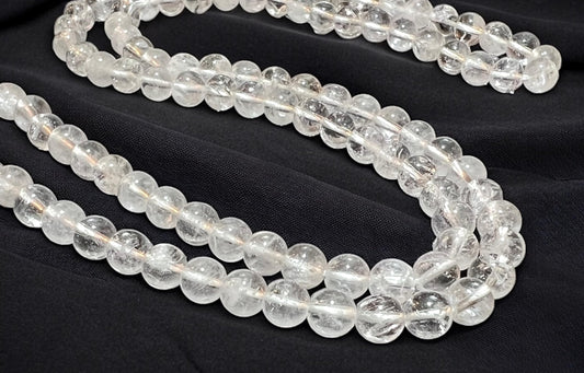 Awaken Your Kundalini Crystals Mala Beads Necklace Reiki Healing Stones Blessed & Energized Handmade 108 Buddhist Prayer Beads - Comes w/Velvet Pouch