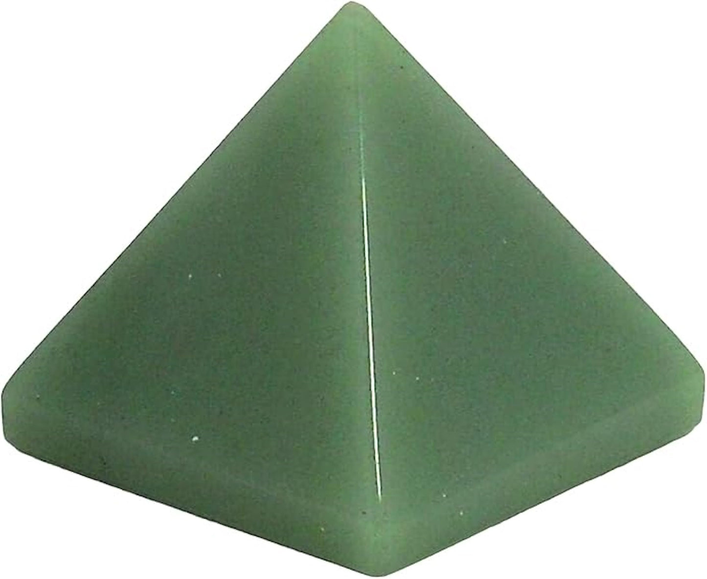 Green Aventurine Pyramid | 2-Inch Heart Healing Stone | TATTVA & AERIS Collection