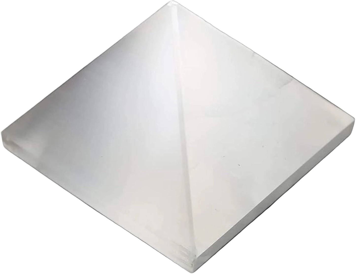 White Selenite pyramid approx 2 inches