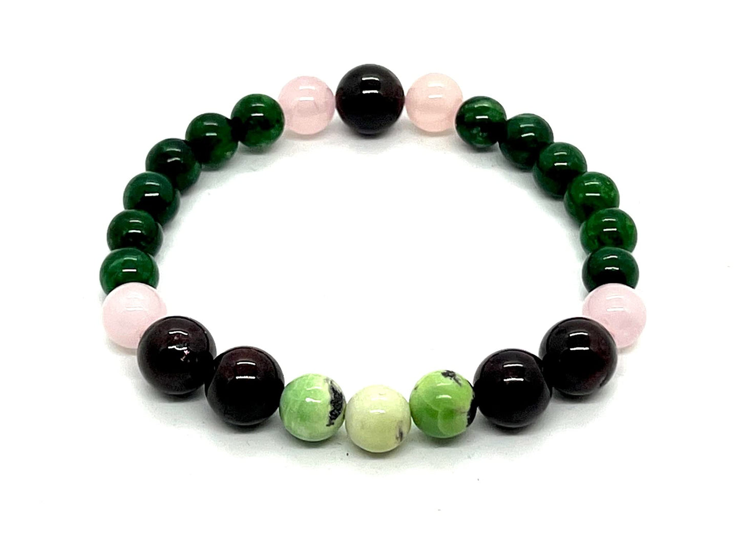 AWAKEN YOUR KUNDALINI Crystals of Love Attraction - Taurus Birthstone Bracelet - Heart Chakra Association