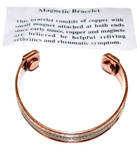 Embrace Bold Style: Handmade Adjustable Copper Cuff Bracelet (Wide & Narrow Chain Braids) - Unisex Elegant Piece