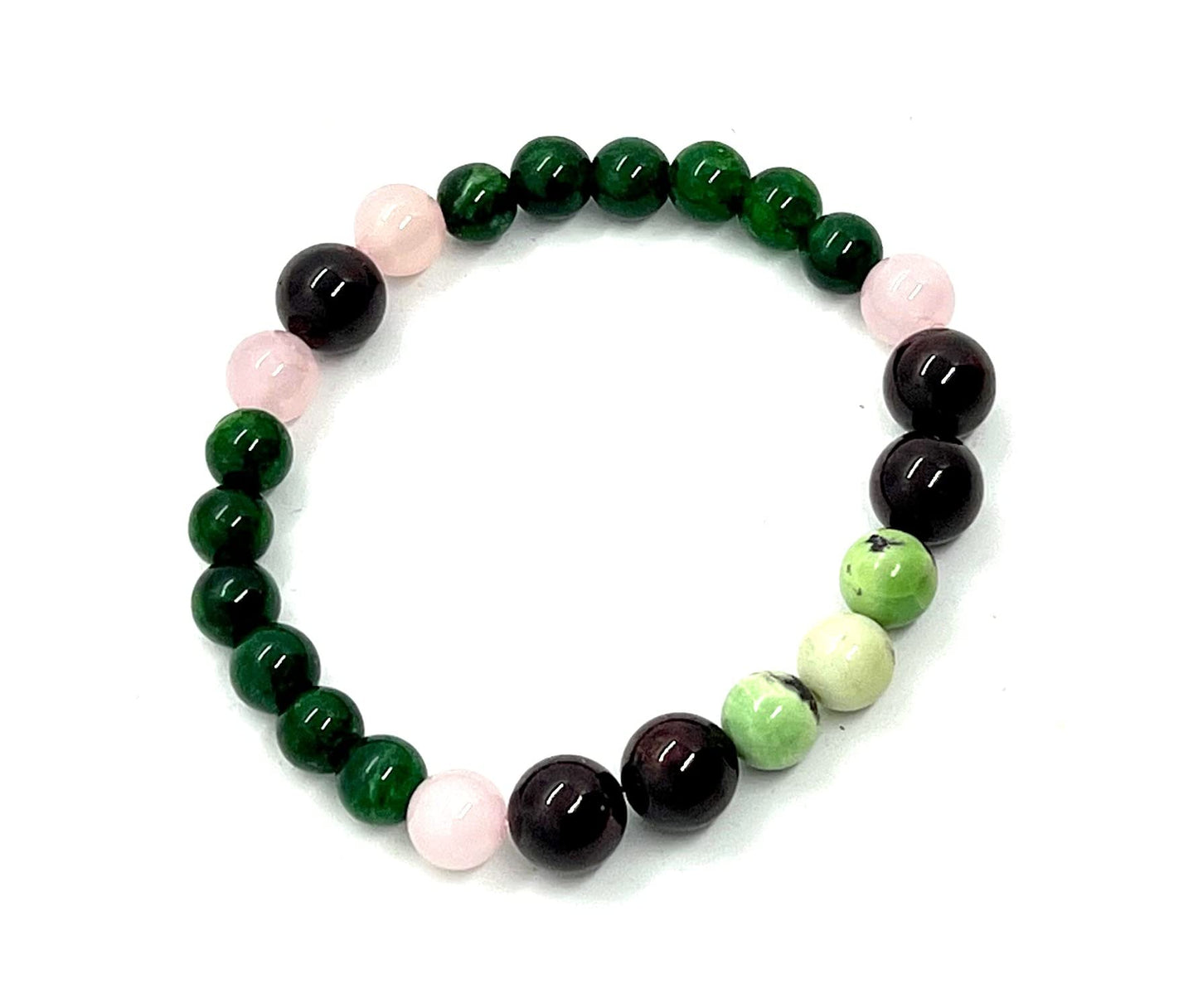 AWAKEN YOUR KUNDALINI Crystals of Love Attraction - Taurus Birthstone Bracelet - Heart Chakra Association