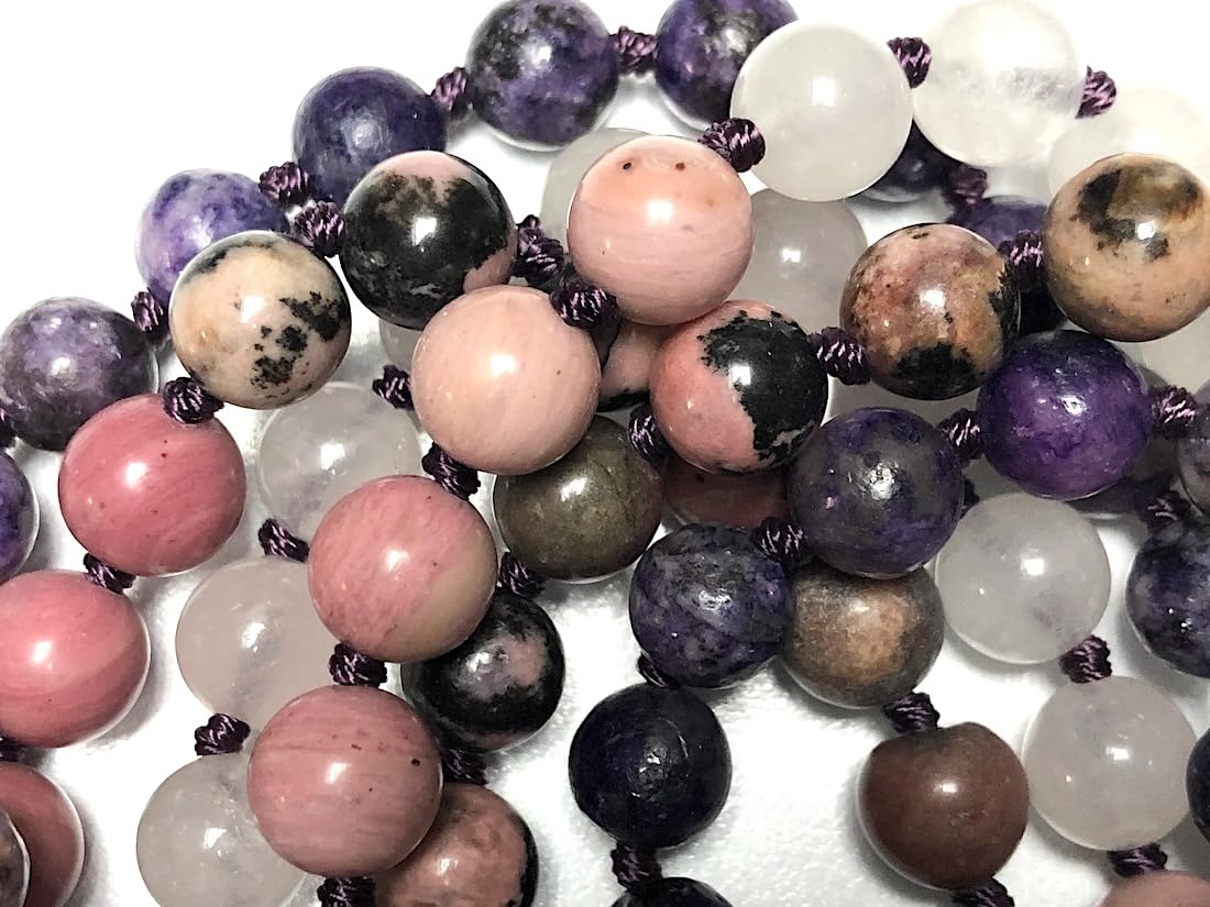 LUCEM Charoite Necklace | Balance, Love & Transformation | Heart Chakra Healing | Libra-Inspired Jewelry