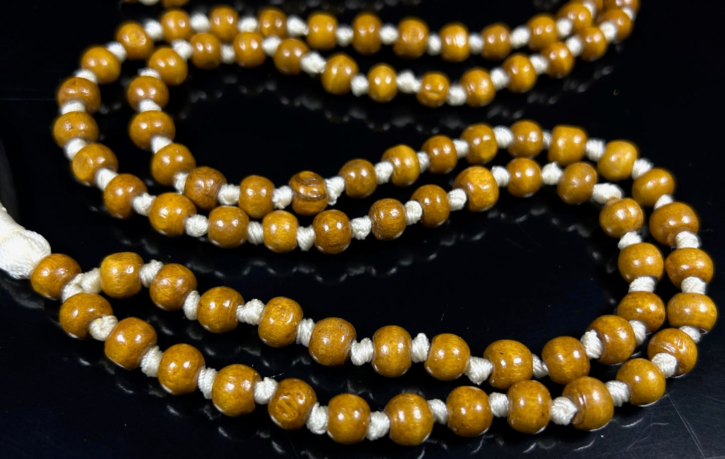 Hand-Knotted Tulsi Mala Beads Necklace – 8mm 108 Buddhist Prayer Beads – Multicolor Options – Chakra Balancing & Zodiac Birthstones – Meditation Jewelry