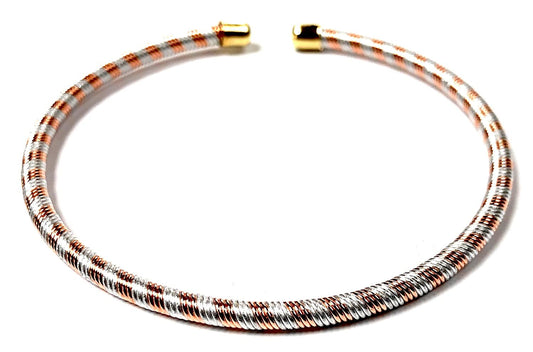 AWAKEN YOUR KUNDALINI Handmade Copper Astadhatu Cuff Bangle Bracelet - 3mm Thick - Taurus Birthstone - Virgo Astrological Sign - Root Chakra Jewelry