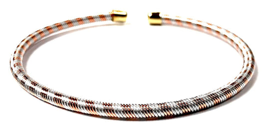 AWAKEN YOUR KUNDALINI Handmade Copper Astadhatu Cuff Bangle Bracelet - 3mm Thick - Taurus Birthstone - Virgo Astrological Sign - Root Chakra Jewelry