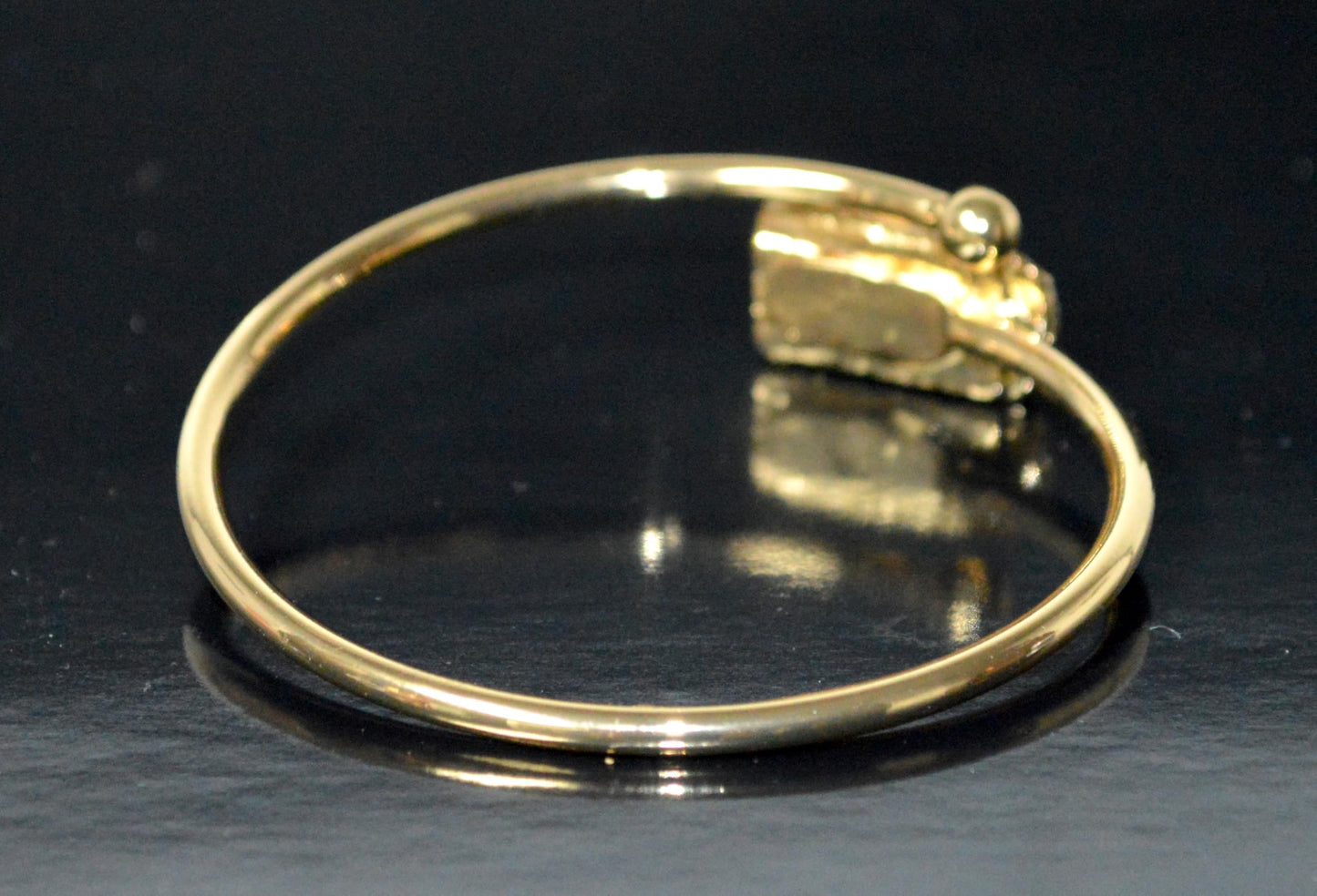 Celestial Kyanite Bangle | 18K Gold Plated | ALIGN & LUMA Collection
