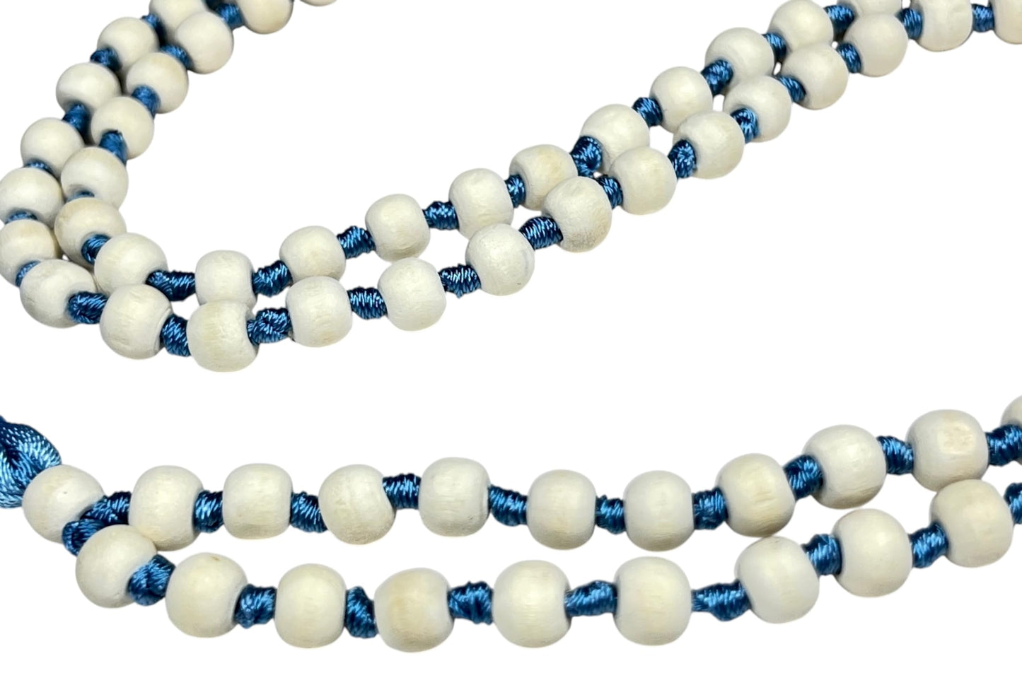 Hand-Knotted Tulsi Mala Beads Necklace – Natural & Ethically Sourced - 8mm 108 Beads – 7 Chakra Colors – Chakra Balancing & All Zodiac Birthstones – Spiritual Jewelry