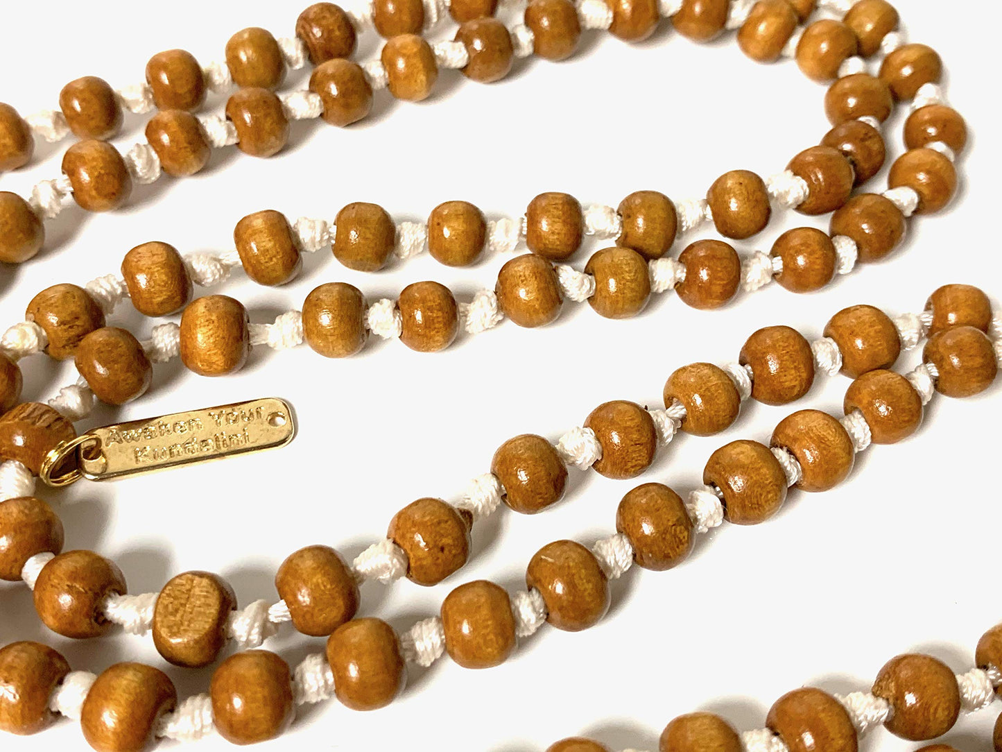 Tulsi Mala Beads Necklace - Hand Knotted - 8 mm 108 Buddhist Prayer Beads - 7th Crown Chakra mala colors
