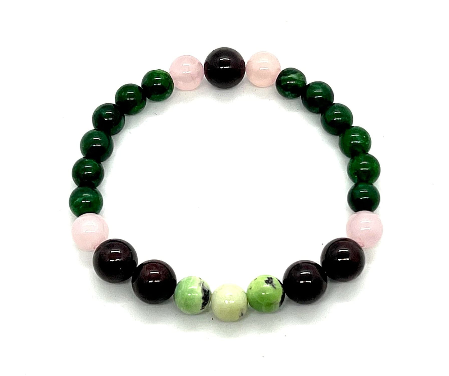 AWAKEN YOUR KUNDALINI Crystals of Love Attraction - Taurus Birthstone Bracelet - Heart Chakra Association