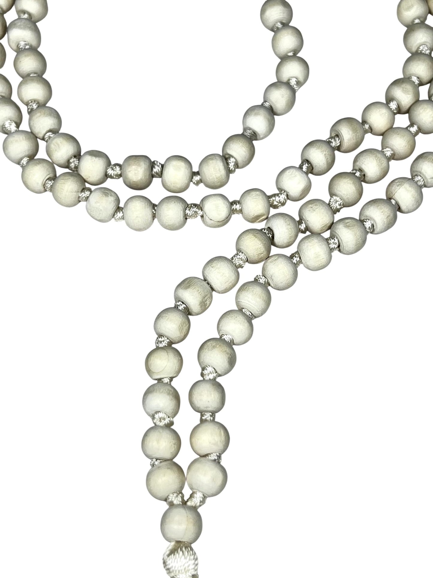 Hand-Knotted Tulsi Mala Beads Necklace – Natural & Ethically Sourced - 8mm 108 Beads – 7 Chakra Colors – Chakra Balancing & All Zodiac Birthstones – Spiritual Jewelry