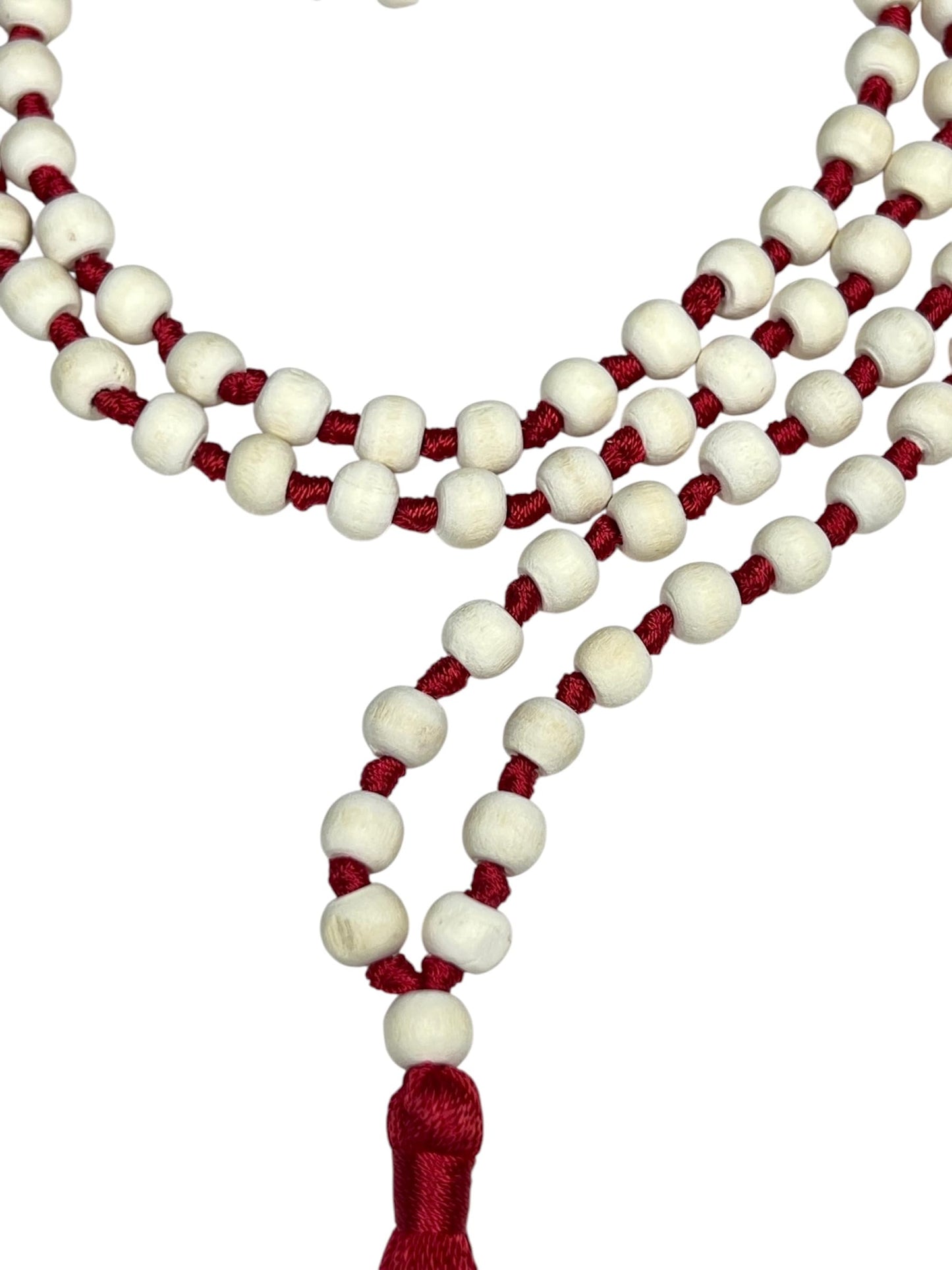 Hand-Knotted Tulsi Mala Beads Necklace – Natural & Ethically Sourced - 8mm 108 Beads – 7 Chakra Colors – Chakra Balancing & All Zodiac Birthstones – Spiritual Jewelry