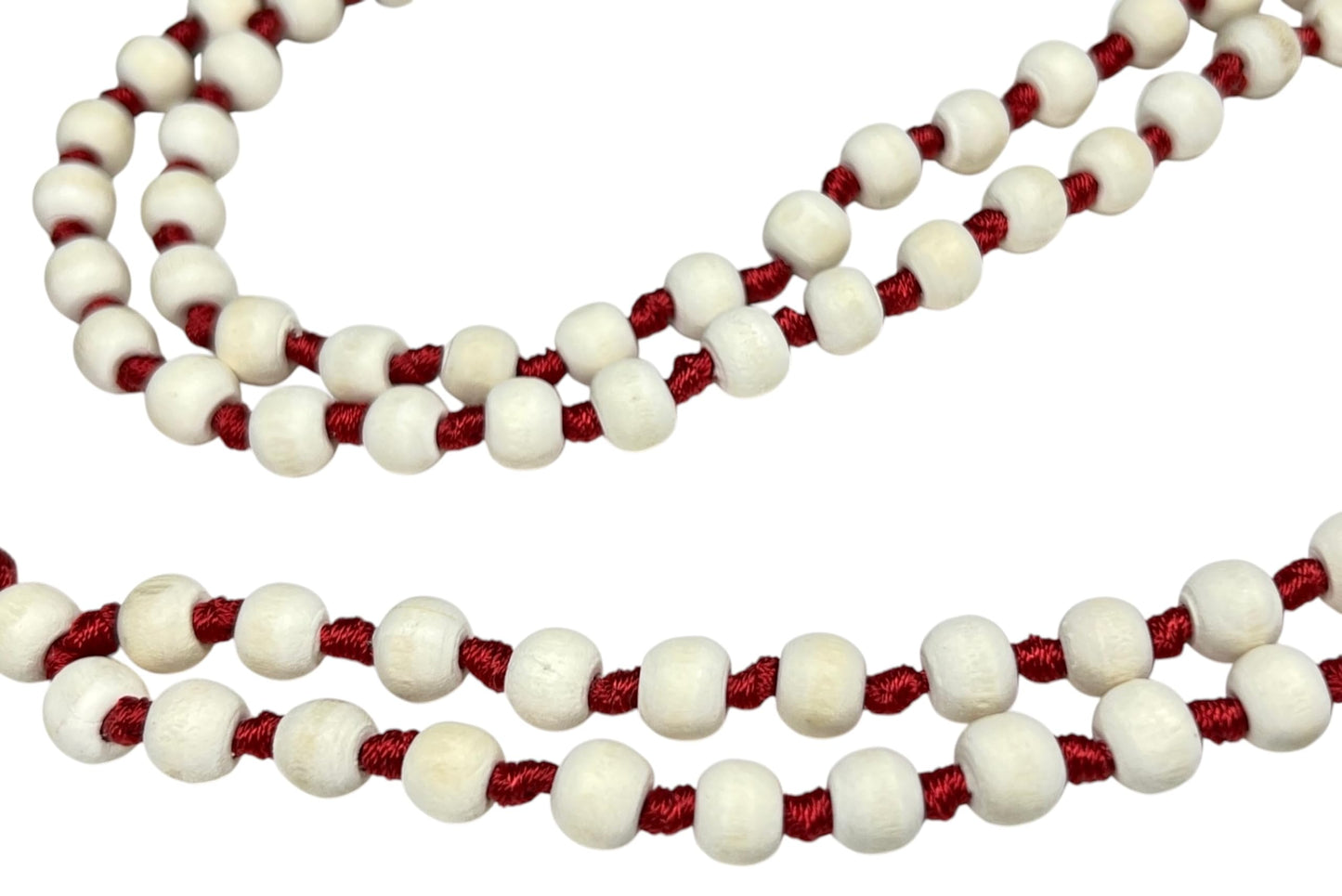 Hand-Knotted Tulsi Mala Beads Necklace – Natural & Ethically Sourced - 8mm 108 Beads – 7 Chakra Colors – Chakra Balancing & All Zodiac Birthstones – Spiritual Jewelry