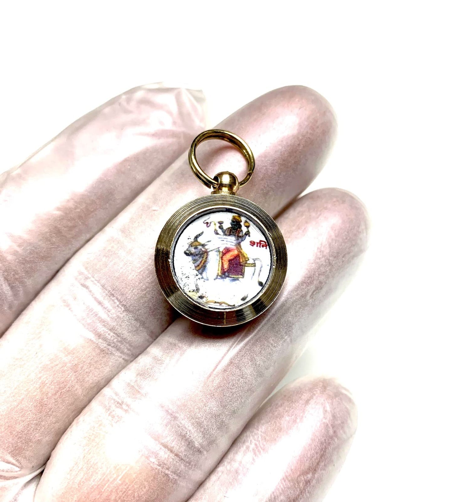 Shani Yantra Kavach Pendant | Navagraha | Saturn Retrograde Protection - Root Chakra
