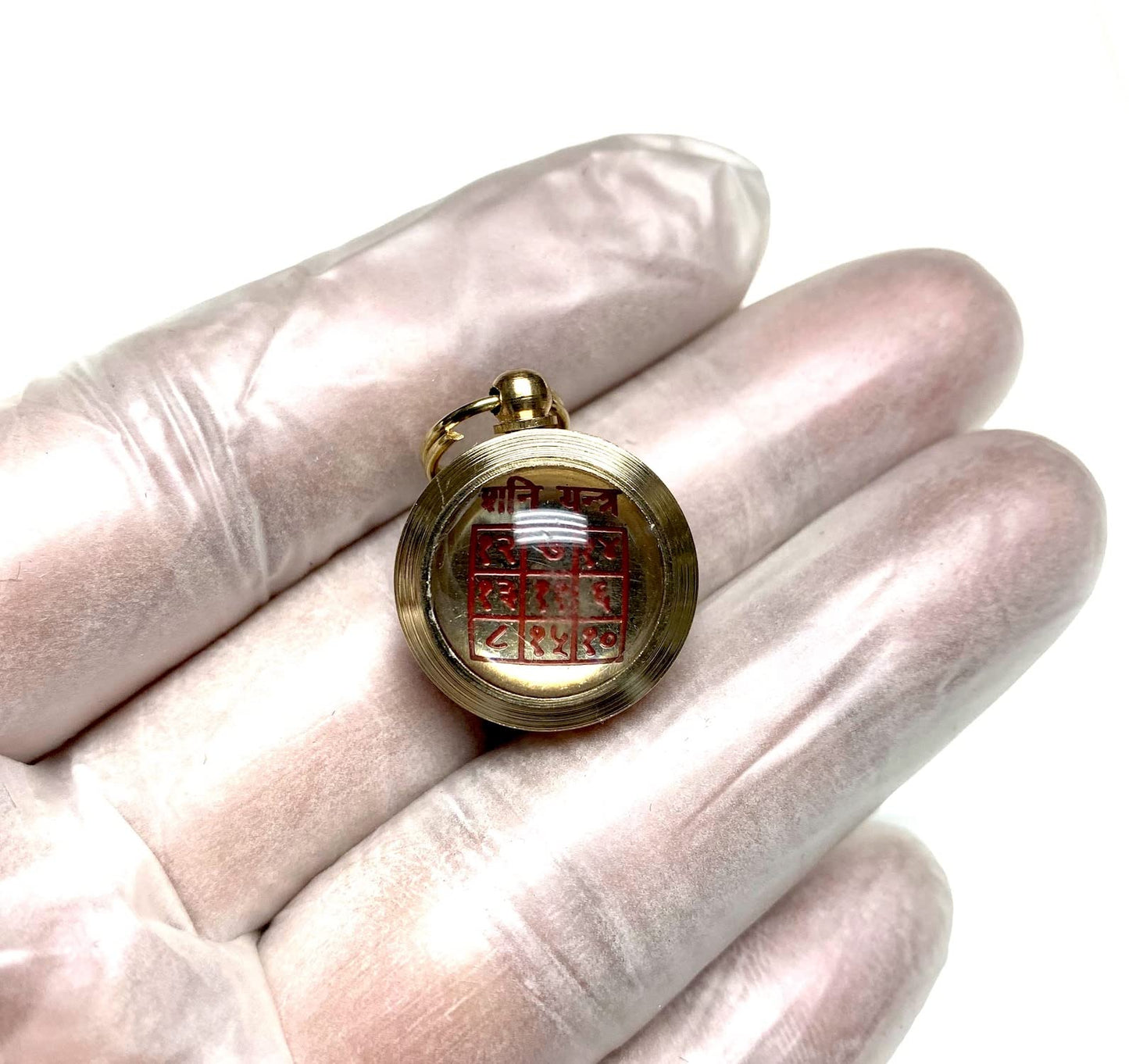 Shani Yantra Kavach Pendant | Navagraha | Saturn Retrograde Protection - Root Chakra