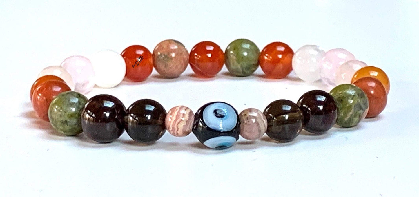 Fertility Support Stretch Bracelet | Crystals for Balance & Well-Being | AYK