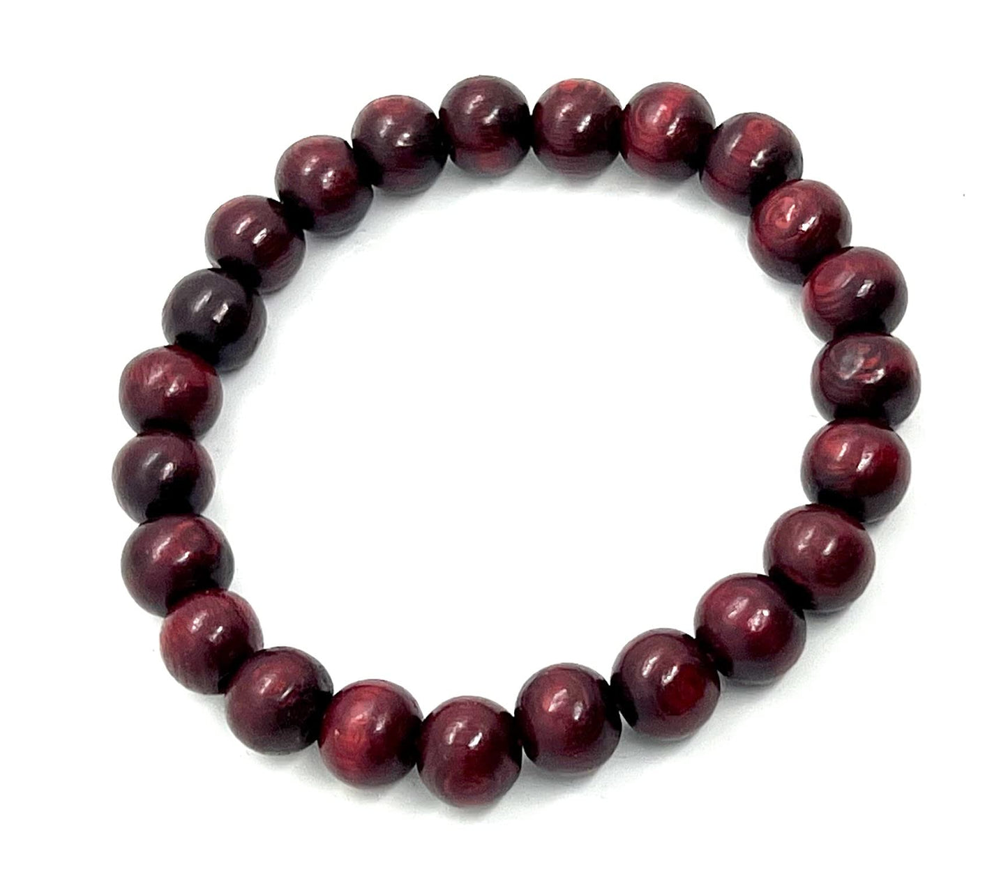 Rosewood Stretch Bracelet | 10mm Beads | ARANYA Collection