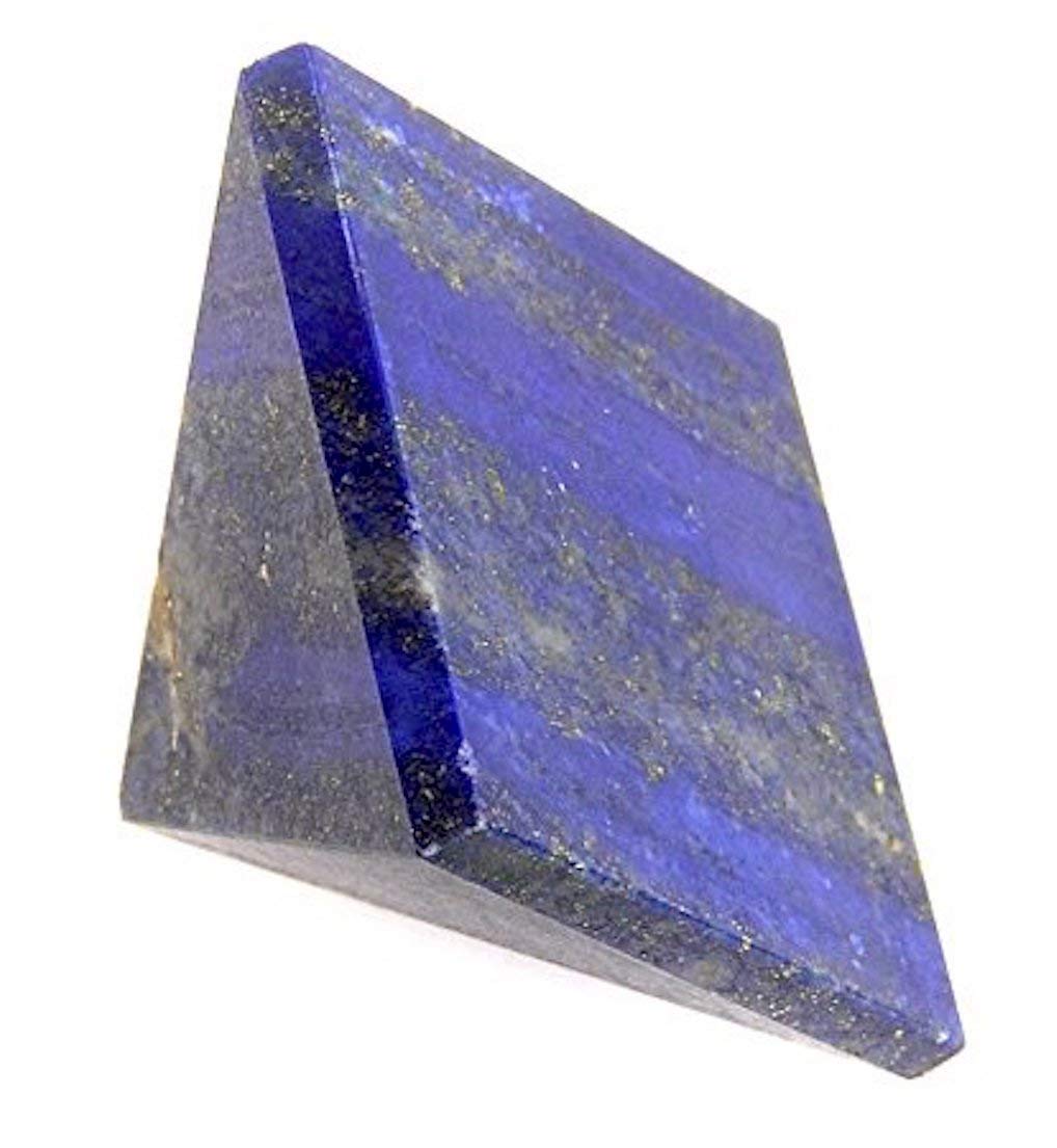 Lapis Lazuli Crystal Pyramid | 2-Inch Wisdom Stone | TATTVA & SATYA Collection