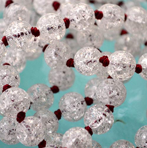Crackled Quartz Mala Necklace | Crown Chakra | PRABHA Collection