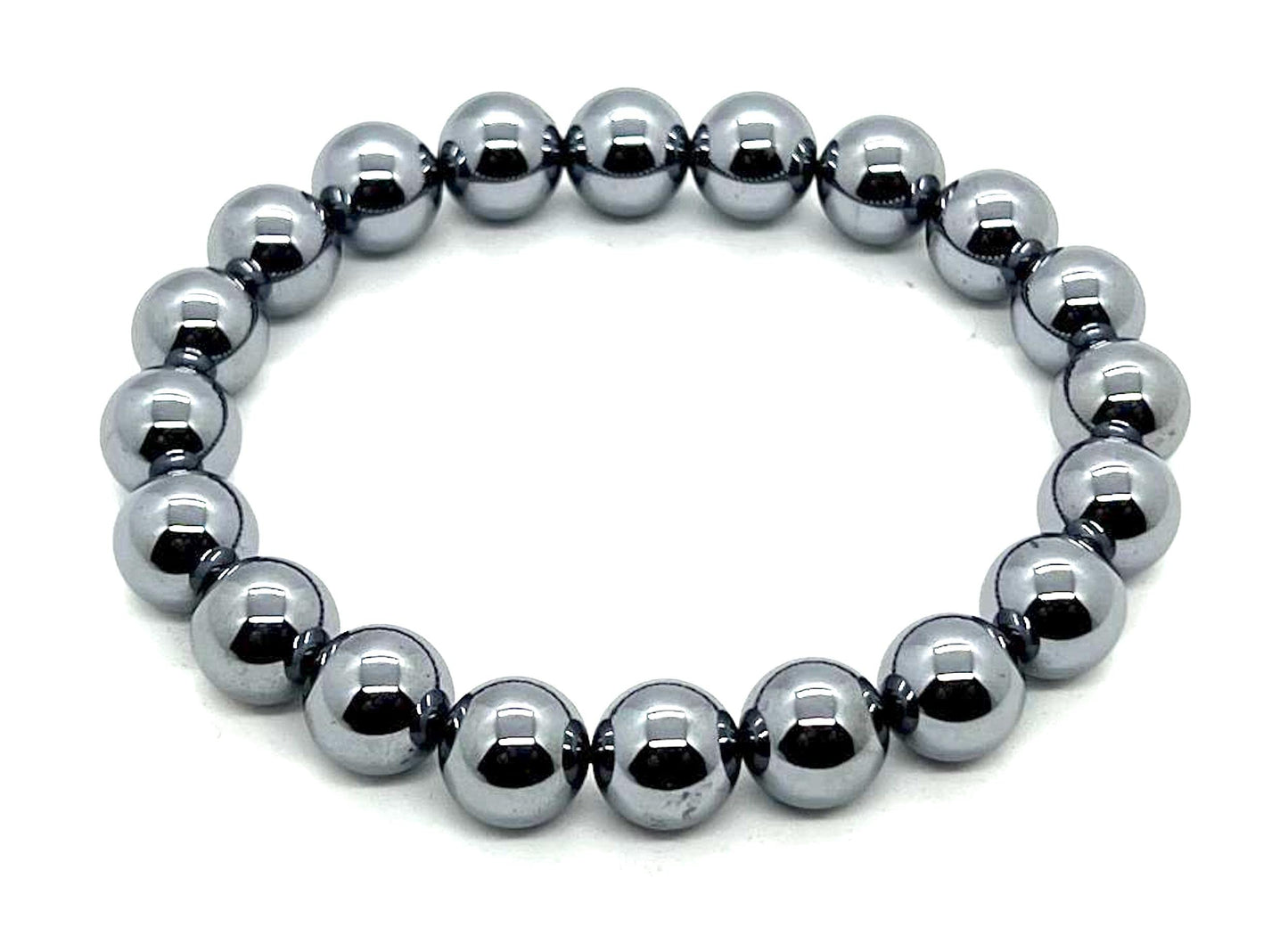 Enhance Clarity & Energy Flow: Terahertz Stretch Bracelet (10mm Beads) - Amplify Your Potential