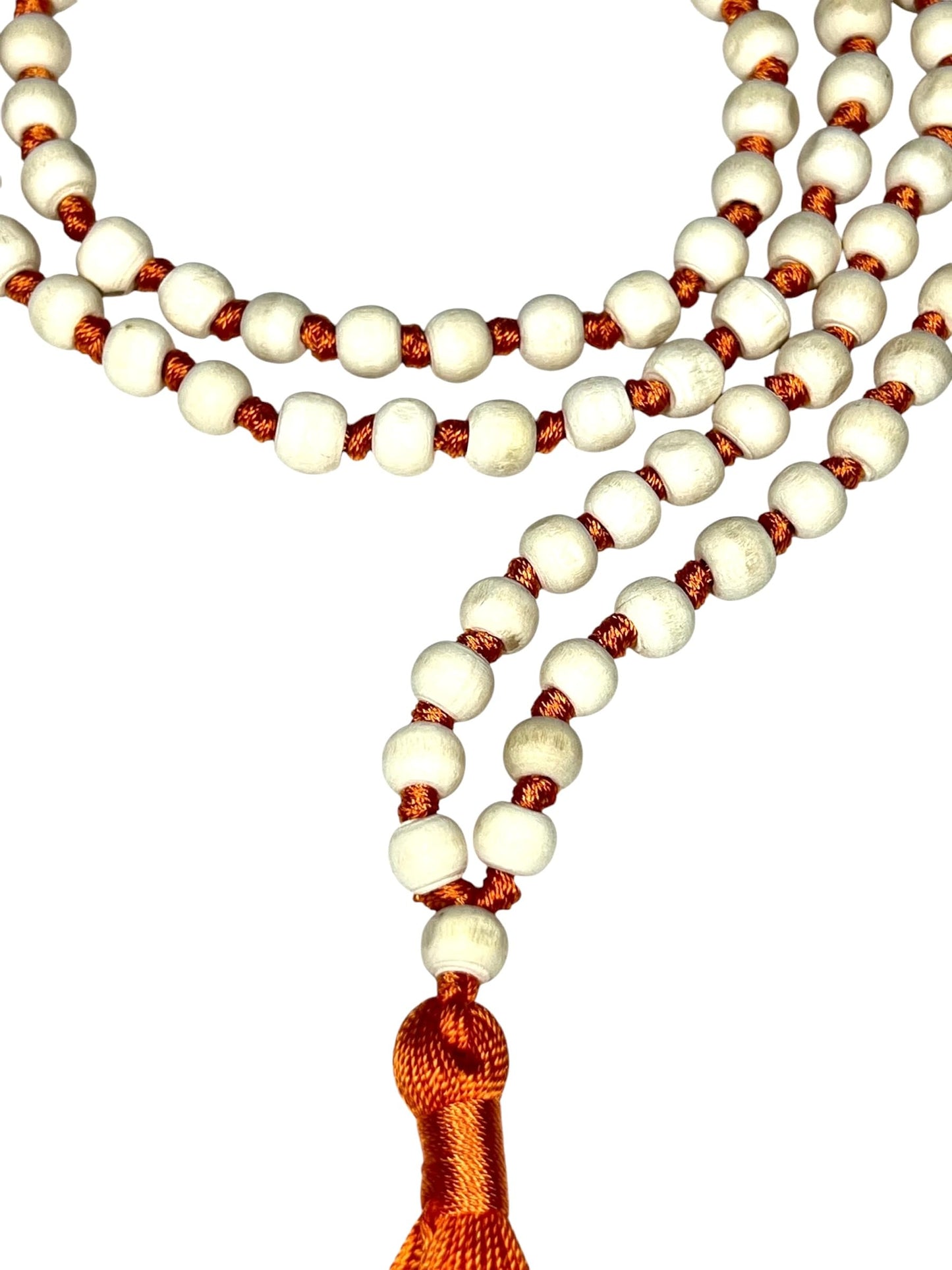 Hand-Knotted Tulsi Mala Beads Necklace – Natural & Ethically Sourced - 8mm 108 Beads – 7 Chakra Colors – Chakra Balancing & All Zodiac Birthstones – Spiritual Jewelry