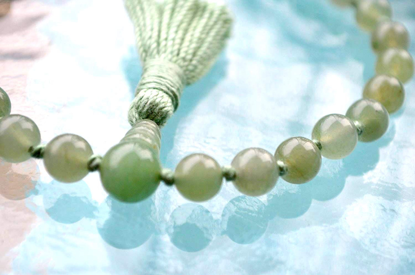 Green Aventurine Pocket Mala | 27 Beads for Prosperity & Calm | ANKURA Collection