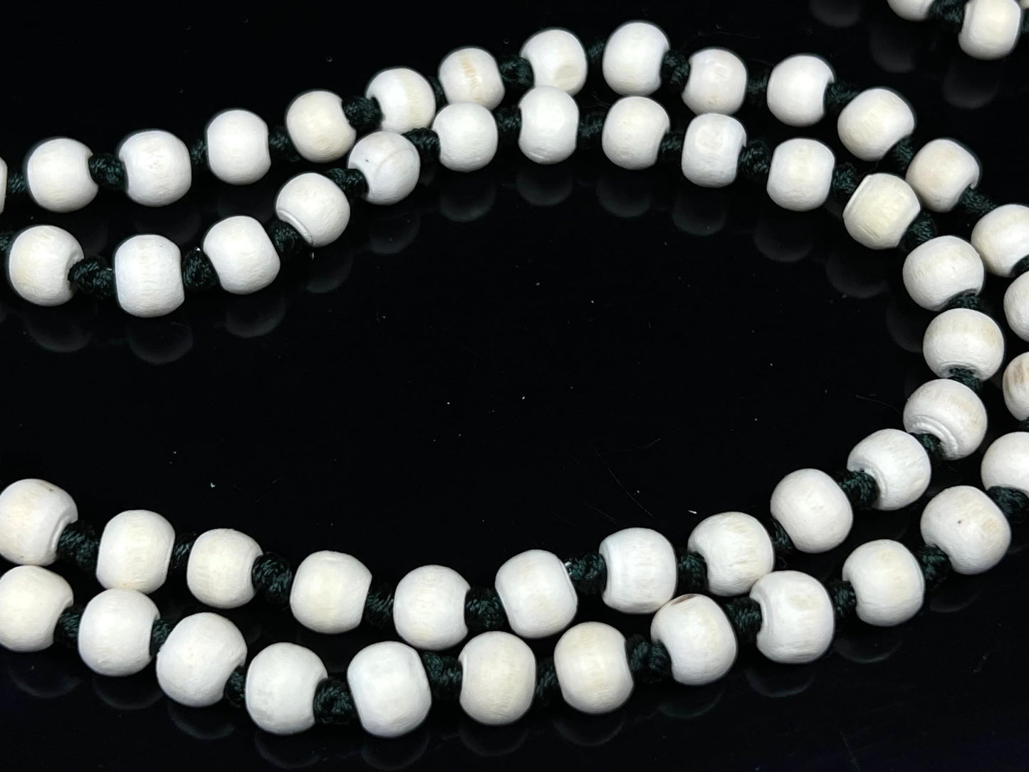 Hand-Knotted Tulsi Mala Beads Necklace – Natural & Ethically Sourced - 8mm 108 Beads – 7 Chakra Colors – Chakra Balancing & All Zodiac Birthstones – Spiritual Jewelry