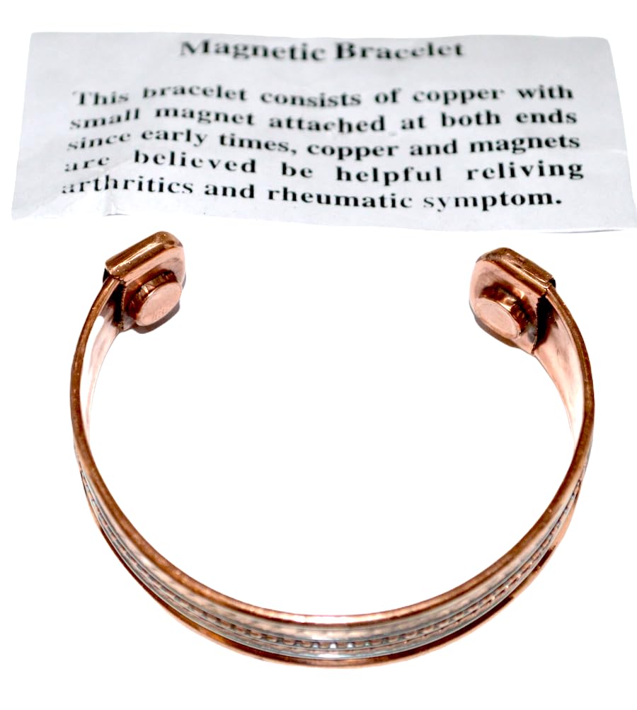 Embrace Bold Style: Handmade Adjustable Copper Cuff Bracelet (Wide & Narrow Braids) - Unisex Statement Piece