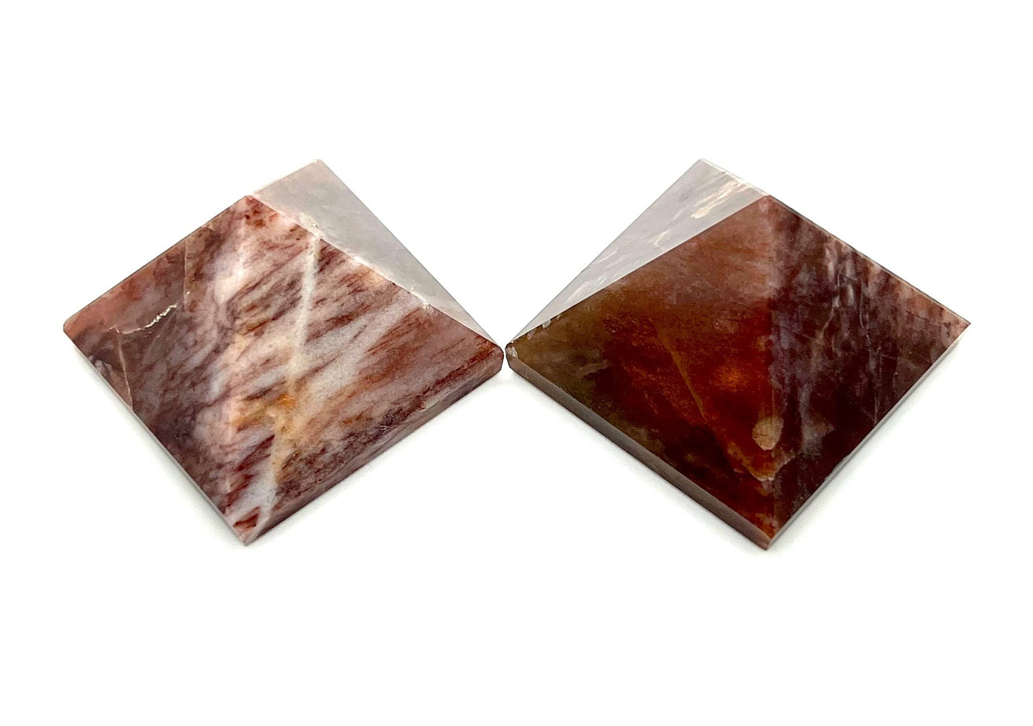Brown Aventurine Crystal Pyramid | 2-Inch Stability Stone | TATTVA Collection