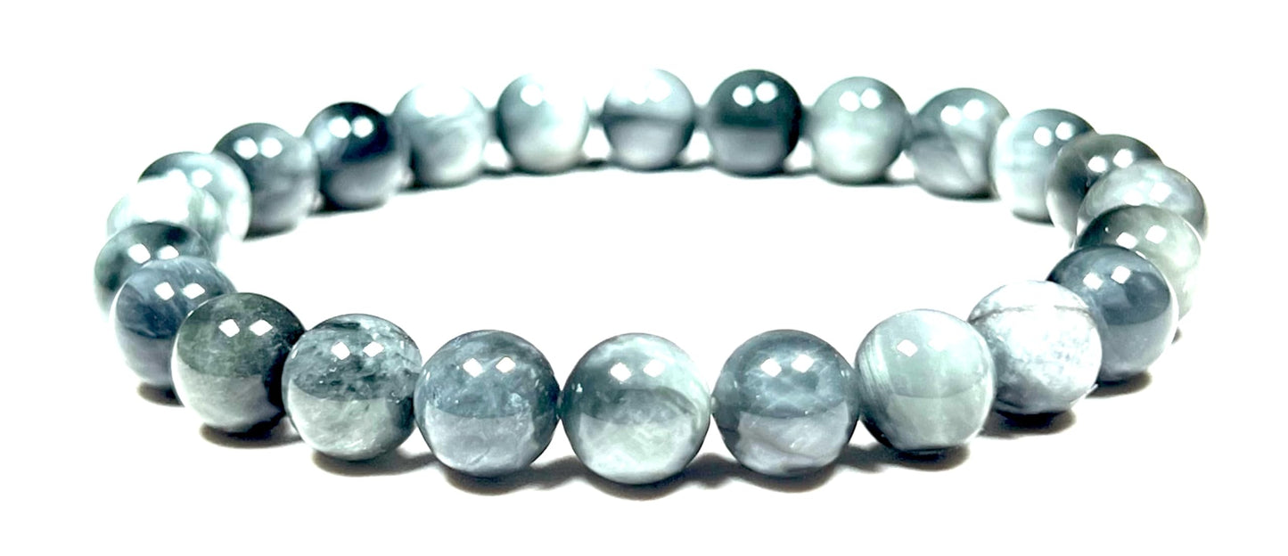 Tiger's Eye Stretch Bracelet – 8mm Beads – Multicolor Options – Solar Plexus Chakra & Zodiac Birthstones – Wrist Sizes 6-9 Inches