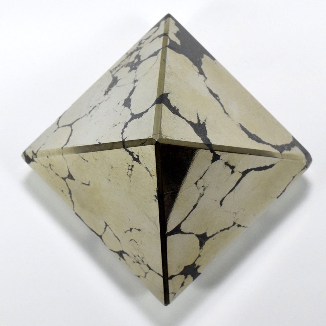 Pyrite Crystal Pyramid | 2-Inch Empowerment Stone | TATTVA Collection