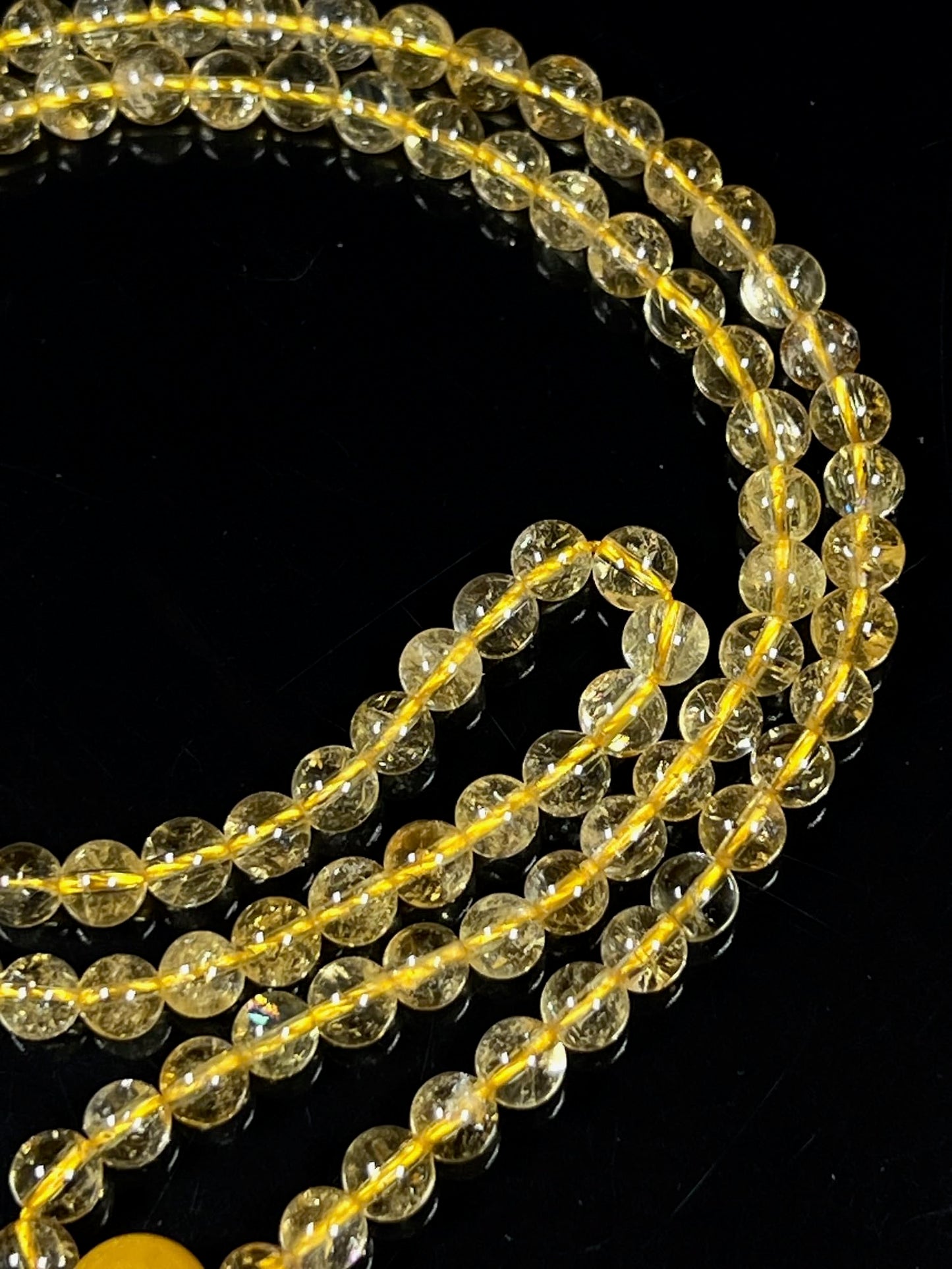 Awaken Your Kundalini Gemstone Mala Beads Necklace