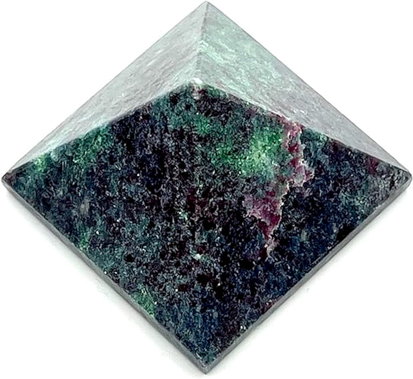 Ruby Zoisite Crystal Pyramid | 2-Inch Transformation Stone | TATTVA Collection
