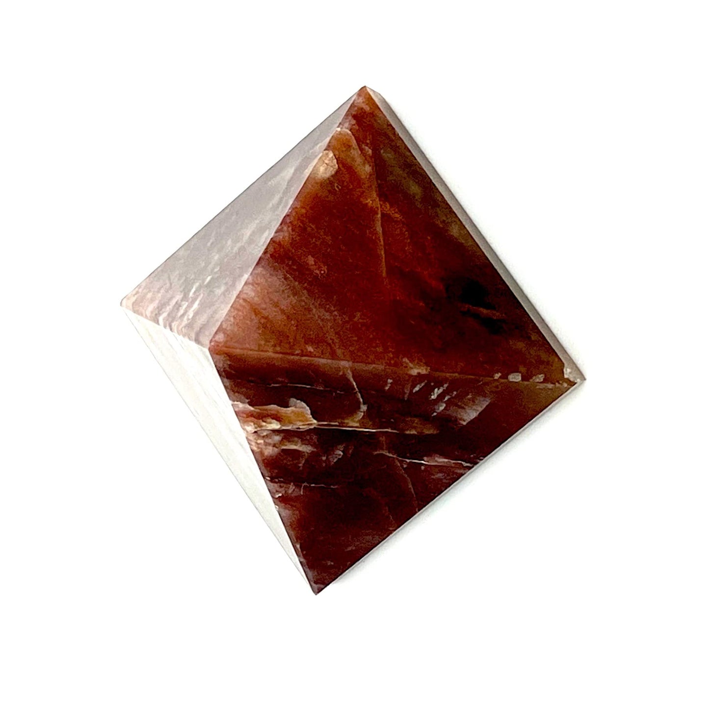 Brown Aventurine Crystal Pyramid | 2-Inch Stability Stone | TATTVA Collection
