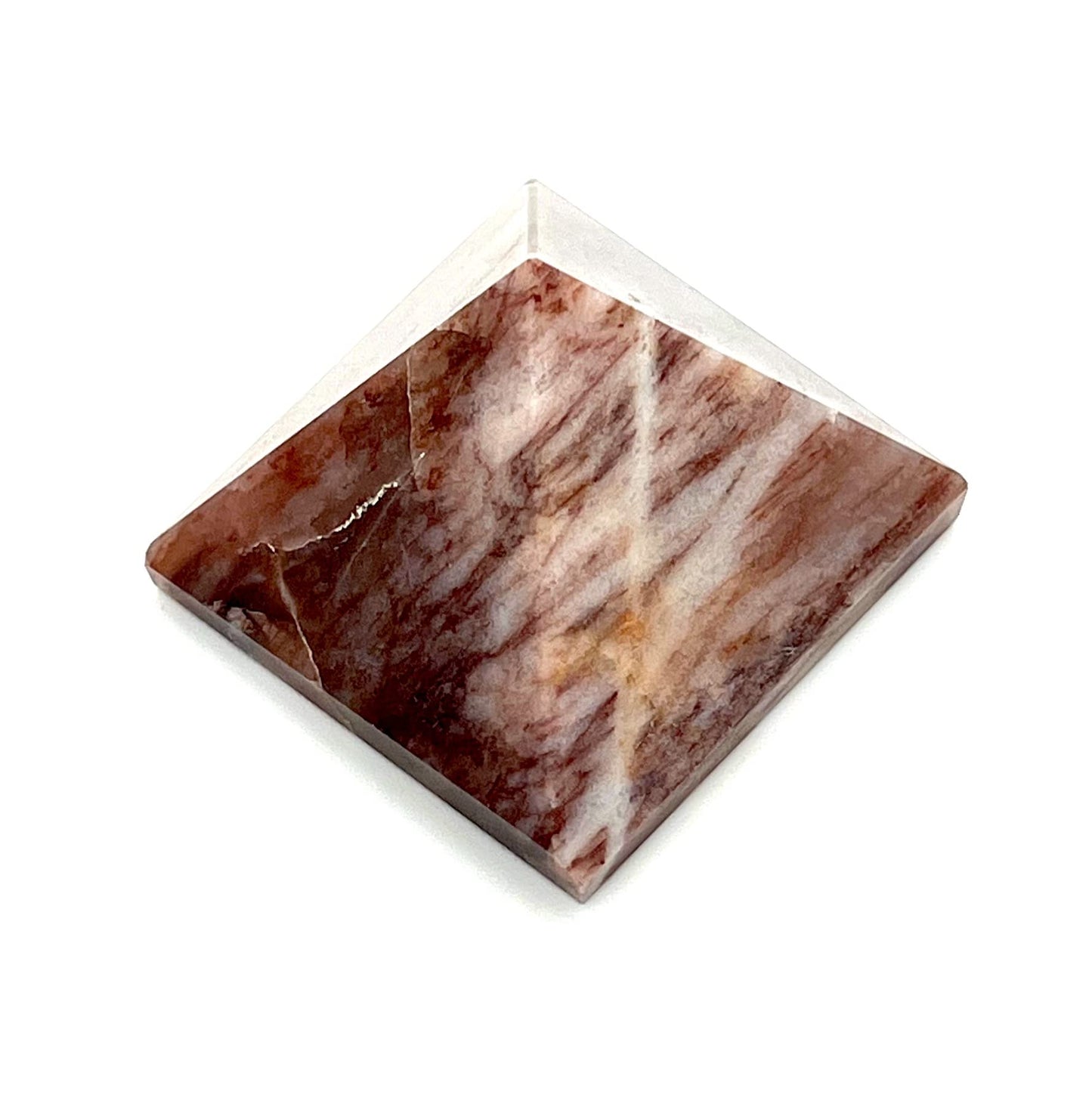 Brown Aventurine Crystal Pyramid | 2-Inch Stability Stone | TATTVA Collection