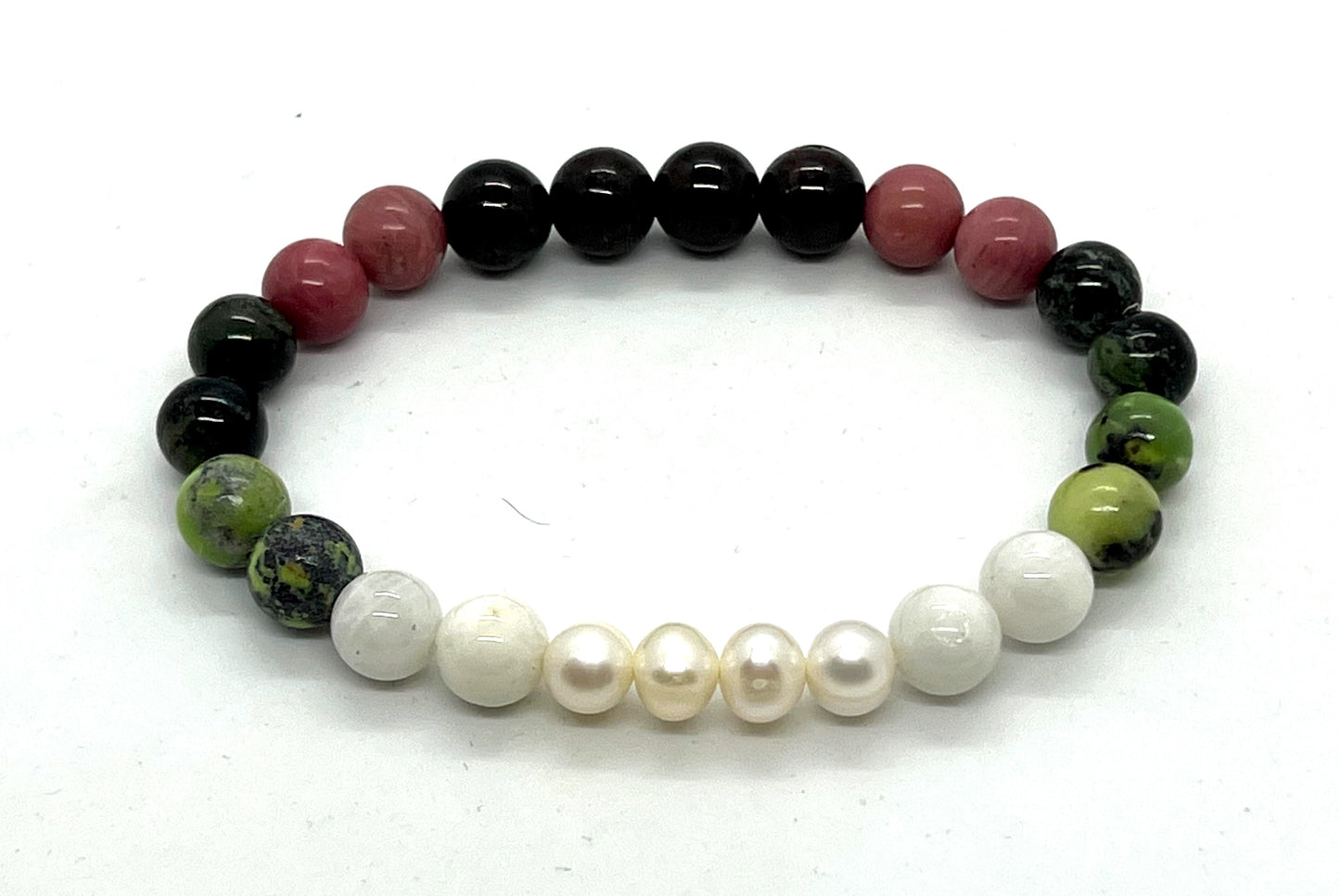 Ultimate Cancer Zodiac Bracelet | 8mm Birthstone Beads | ASTRA Collection