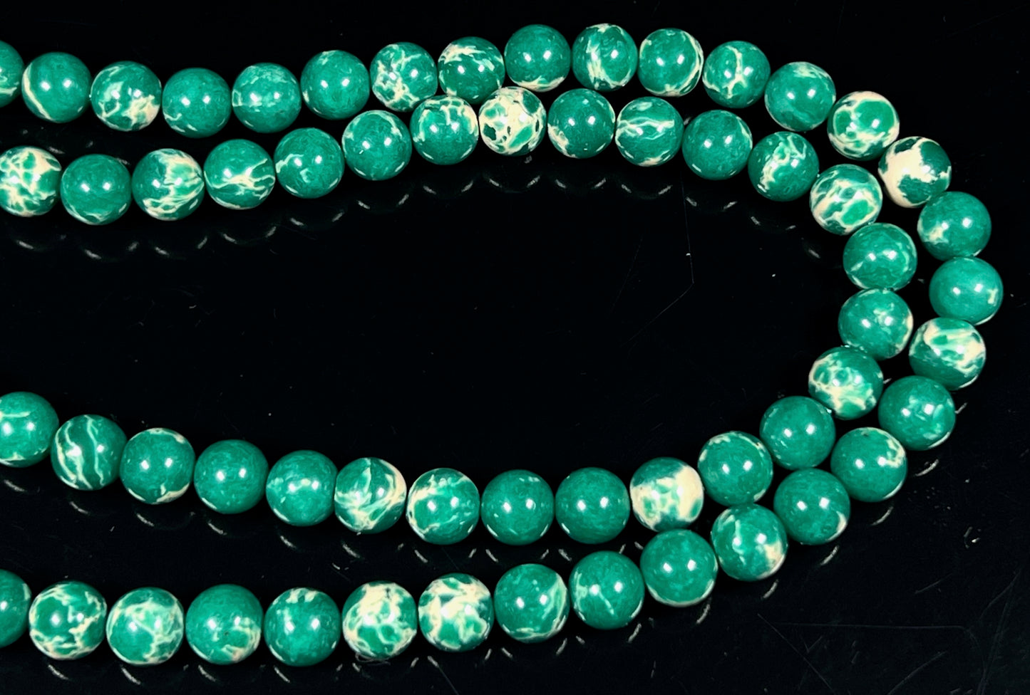 Tide & Stone Mala Necklace | Sea Sediment Jasper | 108 Beads | DHARA