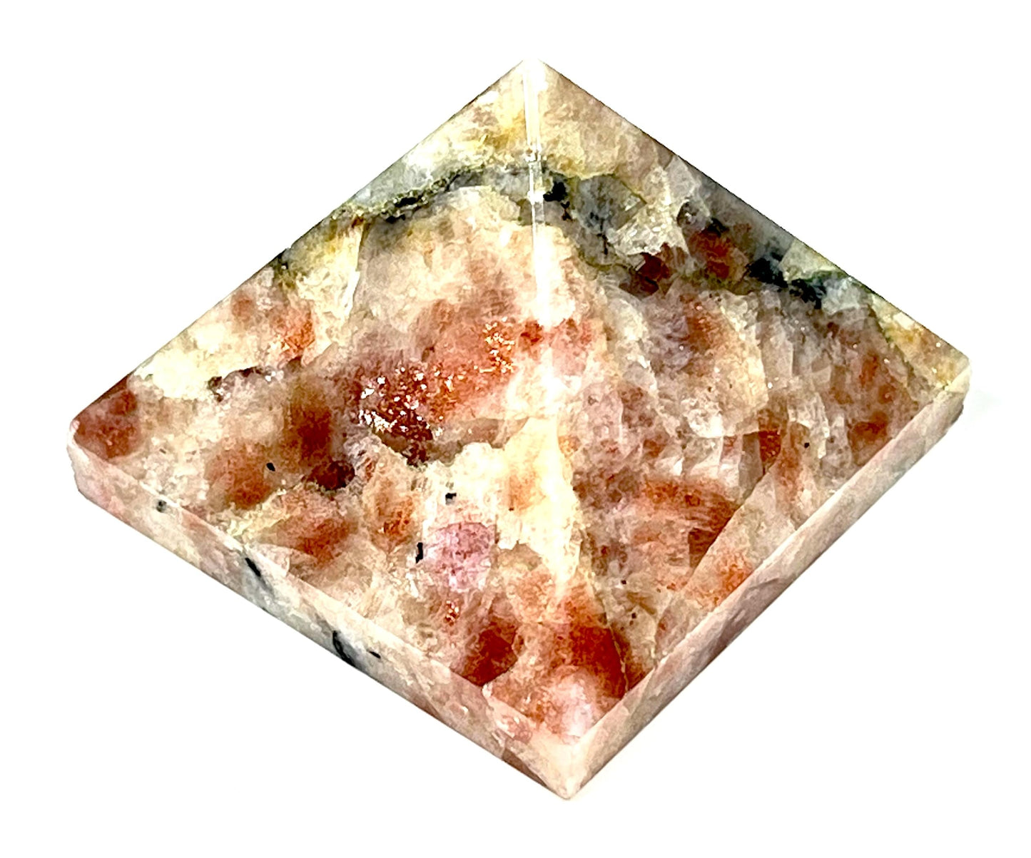 Sunstone Crystal Pyramid | 2-Inch Stone of Radiance | TATTVA Collection