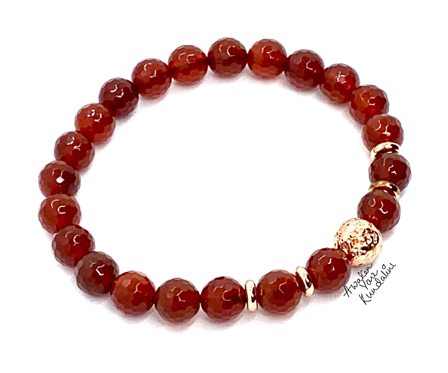Carnelian Bracelet – Sacral Chakra Energy, Courage & Vitality | VESTA