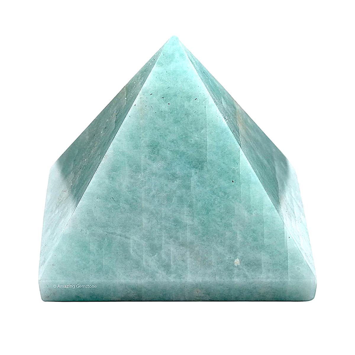 Amazonite Crystal Pyramid | 2-Inch Harmony Stone | TATTVA Collection