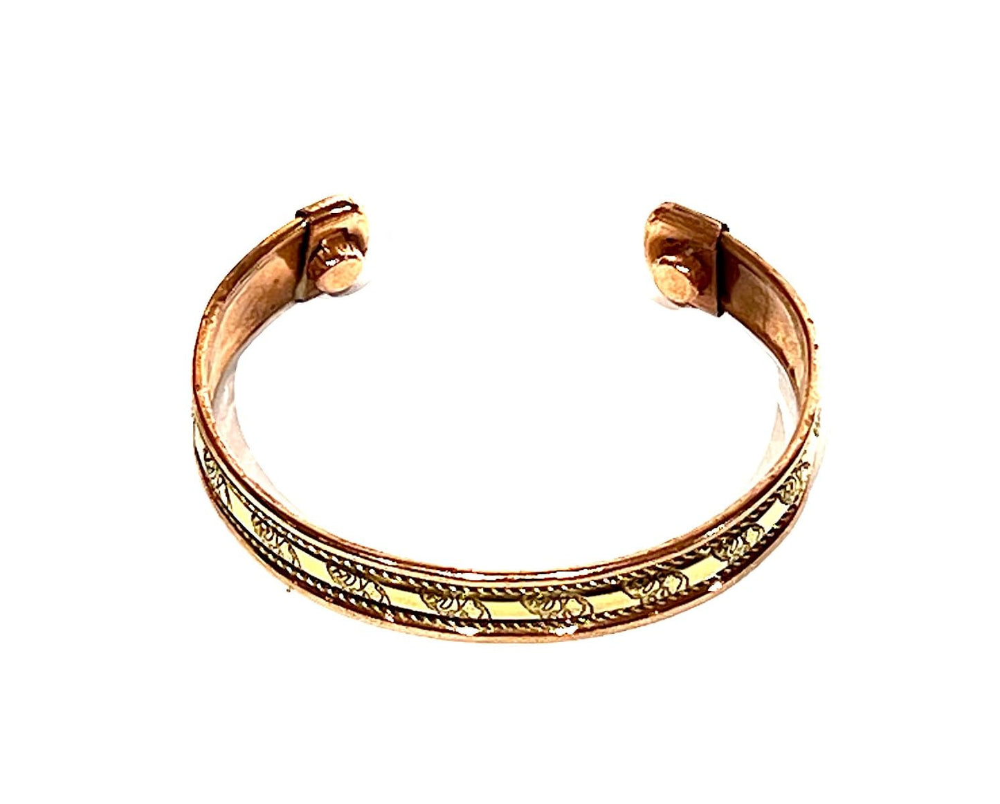 Embrace Bold Style: Handmade Adjustable Copper Cuff Bangle Bracelet - Unisex Elegant Piece