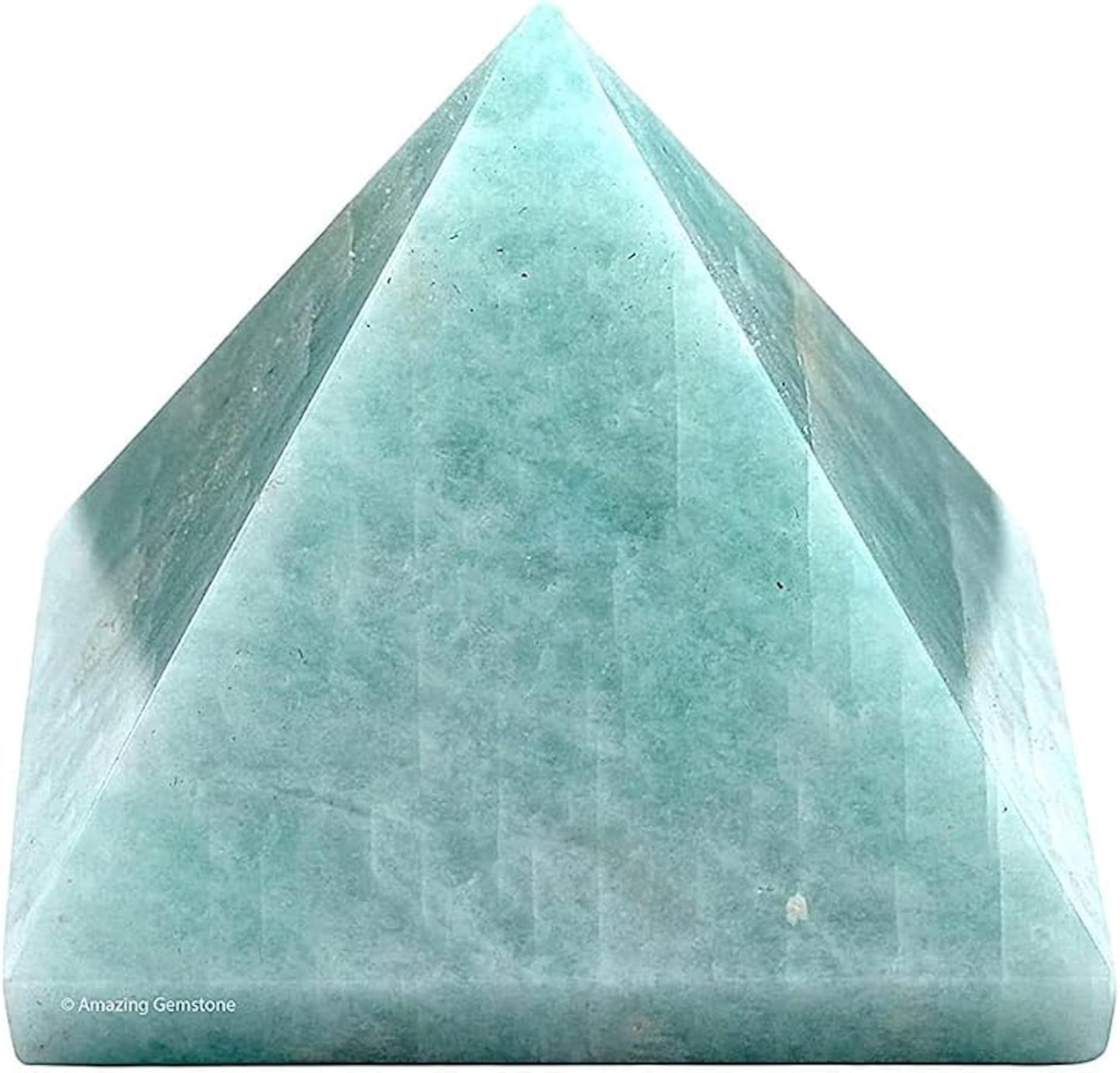 Amazonite Crystal Pyramid | 2-Inch Harmony Stone | TATTVA Collection
