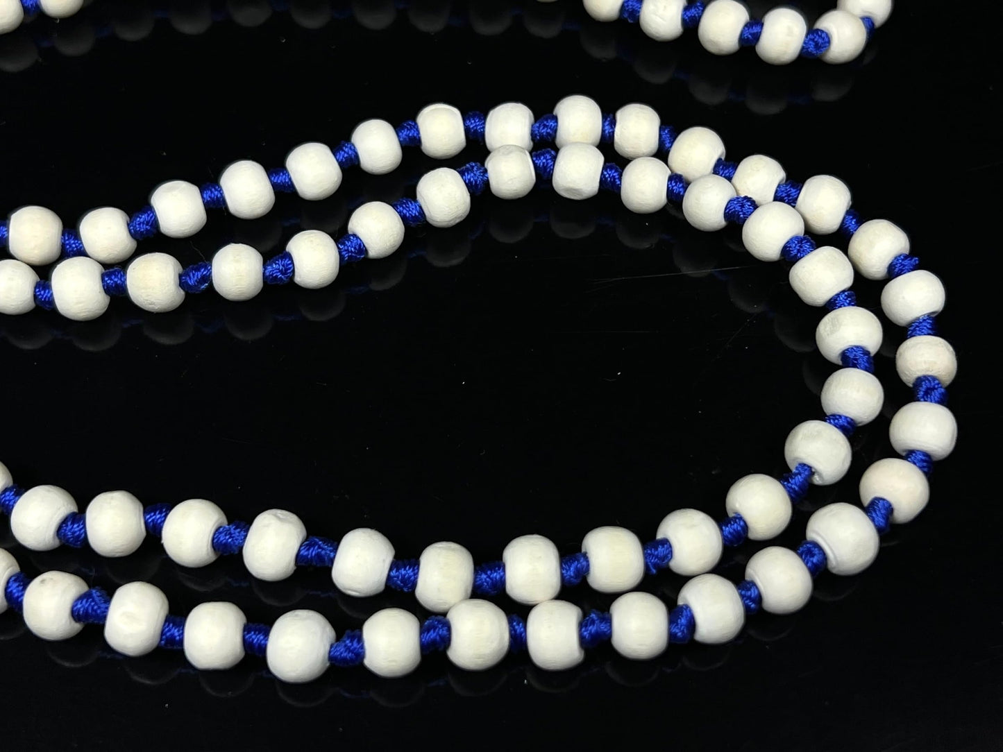 Hand-Knotted Tulsi Mala Beads Necklace – Natural & Ethically Sourced - 8mm 108 Beads – 7 Chakra Colors – Chakra Balancing & All Zodiac Birthstones – Spiritual Jewelry