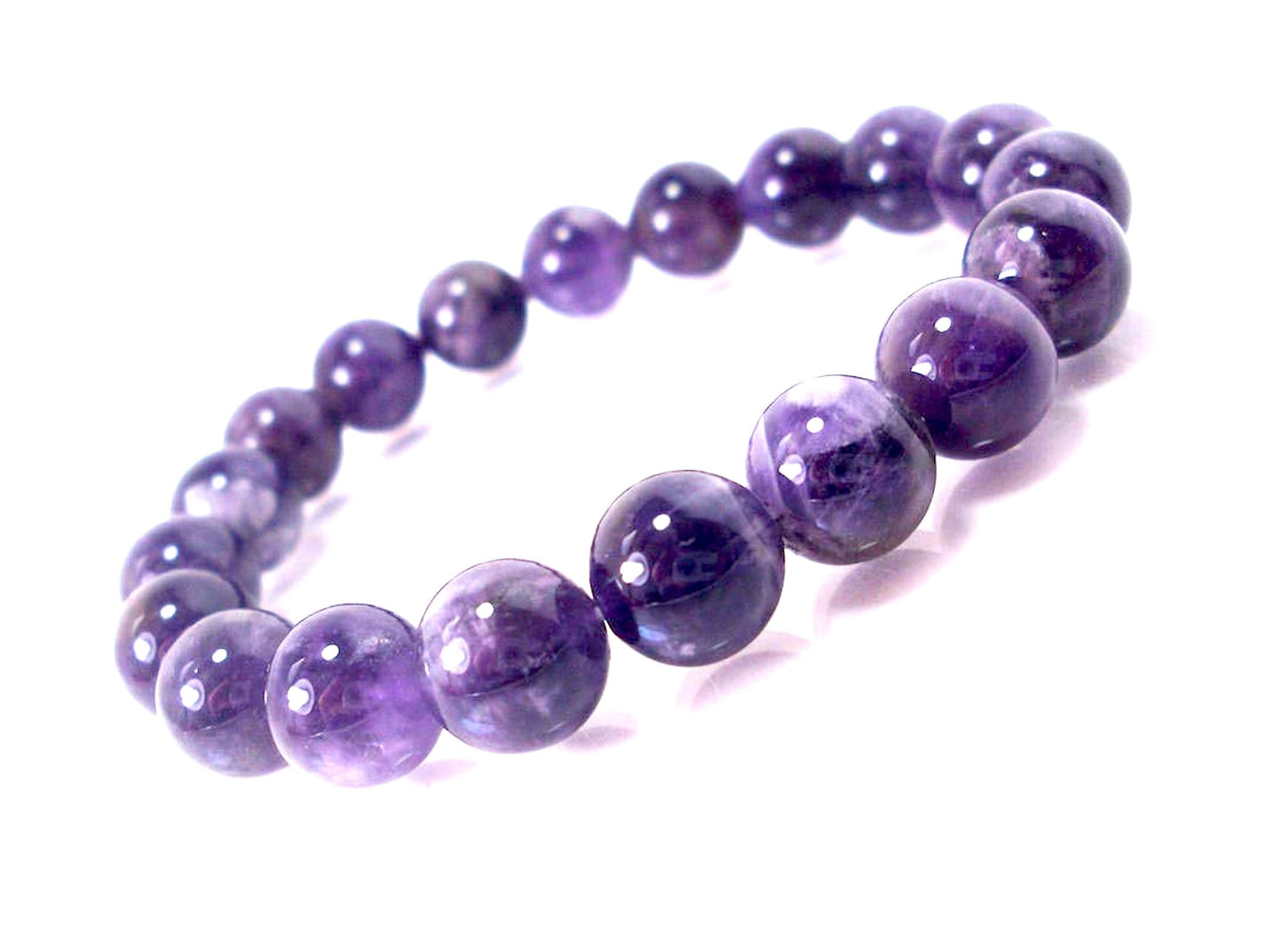 Amethyst Stretch Bracelet | 8mm Beads | SOMA Collection by AYK